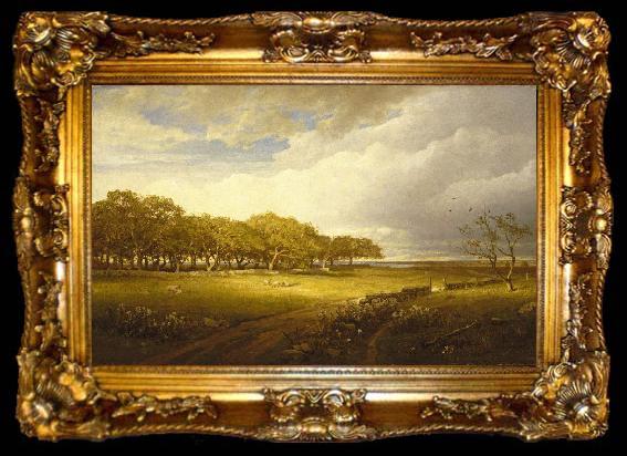 framed  William Trost Richards Old Orchard at Newport, ta009-2