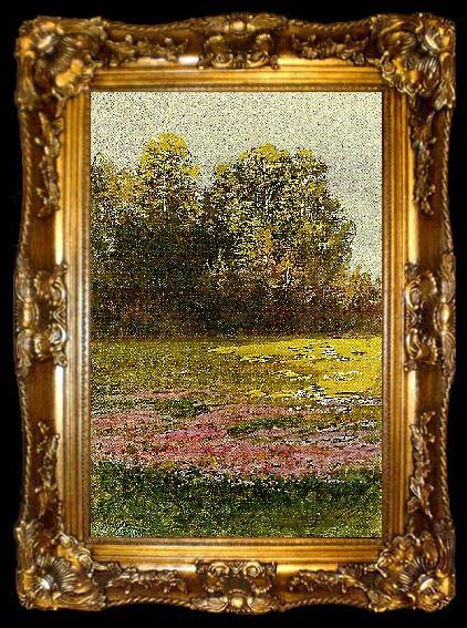 framed  august malmstrom ang med violetta blommor, ta009-2