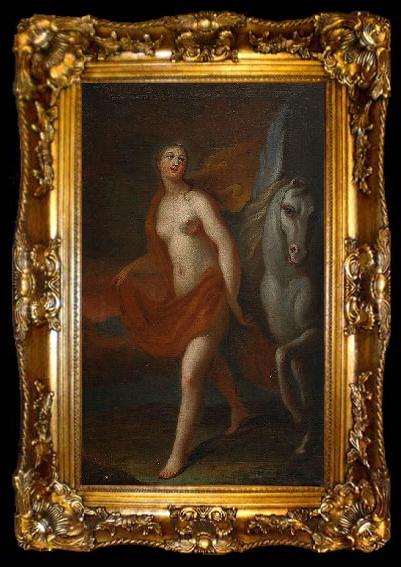 framed  georg engelhardt schroder Athena och Pegasus, ta009-2