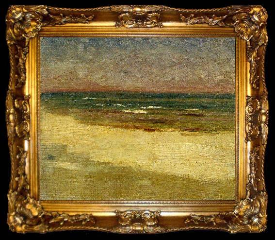 framed  johan krouthen sandstrand, ta009-2