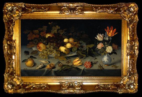 framed  AST, Balthasar van der Still Life with Fruit and Flowers, ta009-2