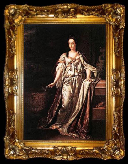 framed  Adriaen van der werff Portrait of Anna Maria Luisa de