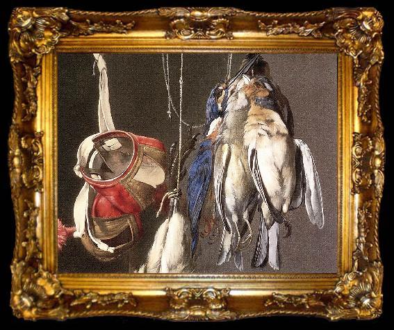 framed  Aelst, Willem van Hunting Still-Life, ta009-2