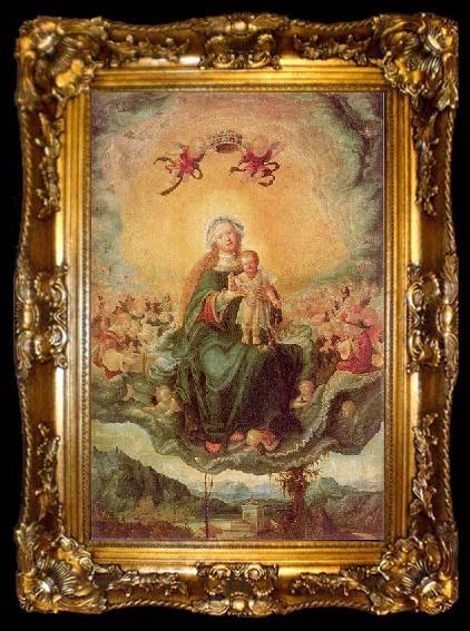 framed  Albrecht Altdorfer Maria in der Glorie, ta009-2