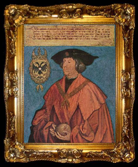 framed  Albrecht Durer Portrat des Kaisers Maximilian I., ta009-2