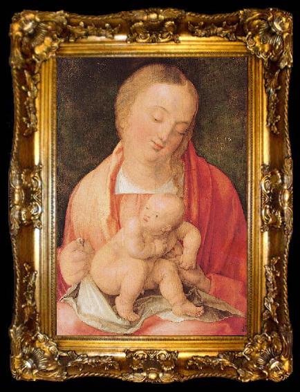 framed  Albrecht Durer Maria mit dem hockenden Kind, ta009-2