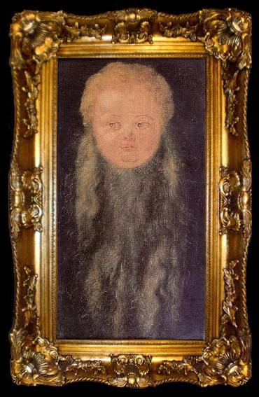 framed  Albrecht Durer Kopf eines bartigen Kindes, ta009-2