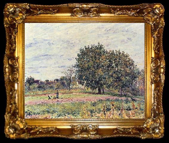 framed  Alfred Sisley Anfang Oktober, ta009-2
