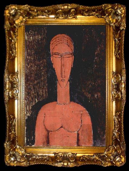 framed  Amedeo Modigliani Rote Beste, ta009-2