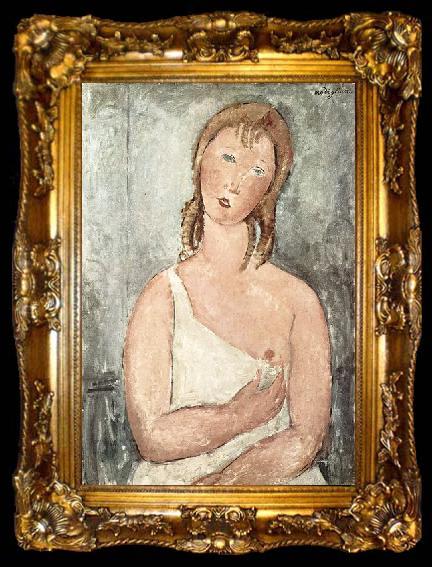 framed  Amedeo Modigliani Madchen, ta009-2