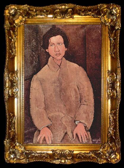 framed  Amedeo Modigliani Portrat des Chaiim Soutine, ta009-2