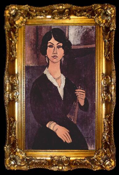 framed  Amedeo Modigliani Sitzende Algerische Almaiisa, ta009-2