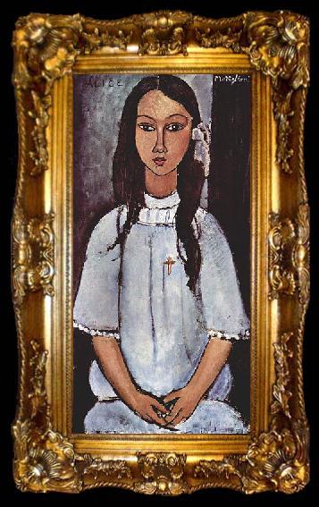 framed  Amedeo Modigliani Alice, ta009-2