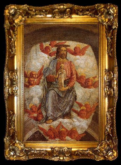 framed  Andrea Mantegna Christ Welcoming the Virgin in Heaven, ta009-2