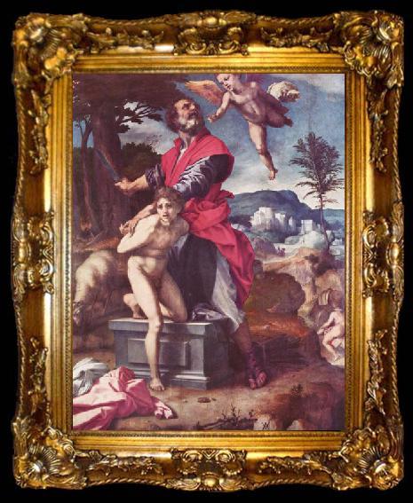 framed  Andrea del Sarto Opferung Isaaks, ta009-2