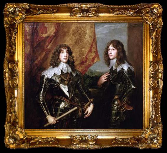 framed  Anthony Van Dyck Prince Charles Louis Elector Palatine, ta009-2