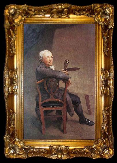 framed  Anton Graff Self-Portrait at the Age of 58, ta009-2