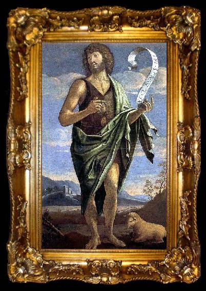 framed  BARTOLOMEO VENETO John the Baptist, ta009-2