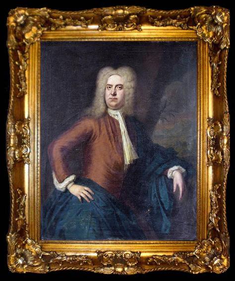 framed  Balthasar Denner Thomas, 1st Baron Southwell of Castle Mattres, ta009-2