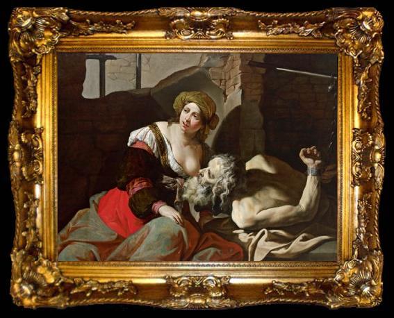 framed  Bernardino Mei Caritas romana, ta009-2