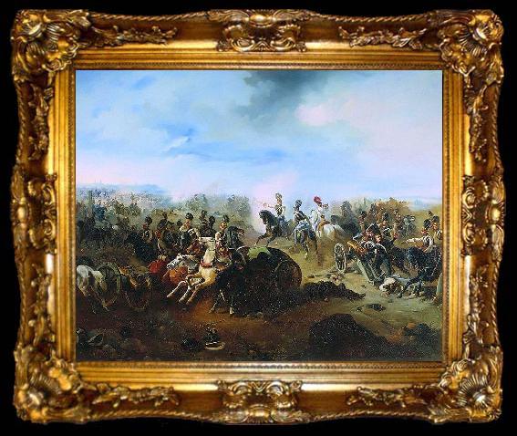 framed  Bogdan Villevalde Battle of Grochow 1831 by Willewalde, ta009-2
