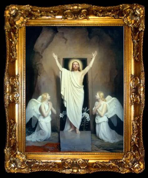 framed  Carl Heinrich Bloch Resurrection of Christ, ta009-2