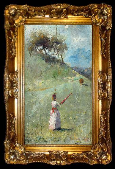 framed  Charles conder Fatal Colours, ta009-2