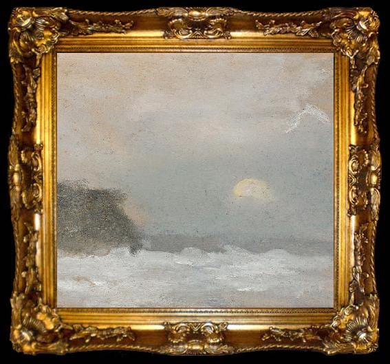 framed  Clarice Beckett Moonrise, Beaumaris, ta009-2