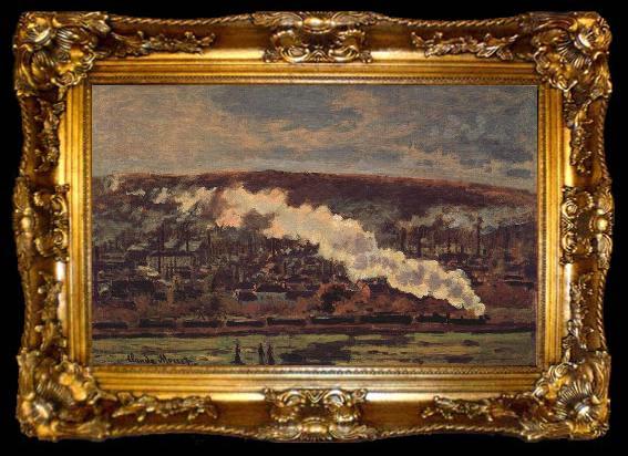 framed  Claude Monet The Goods Train, ta009-2