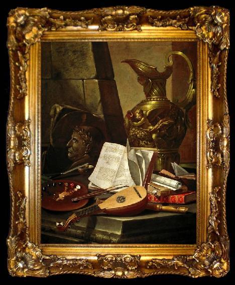 framed  Cristoforo Munari Allegoria delle arti, ta009-2