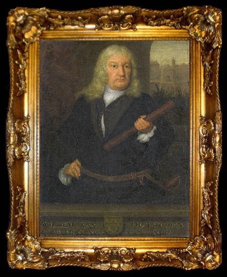 framed  David van der Plas Portret van Willem van Outshoorn, ta009-2