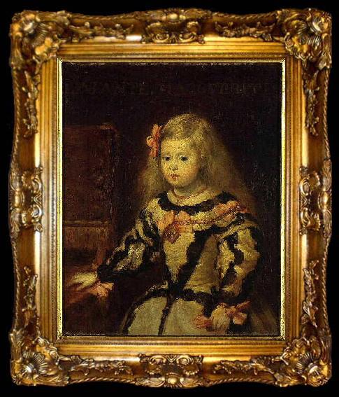 framed  Diego Velazquez Tochter Philipps IV, ta009-2
