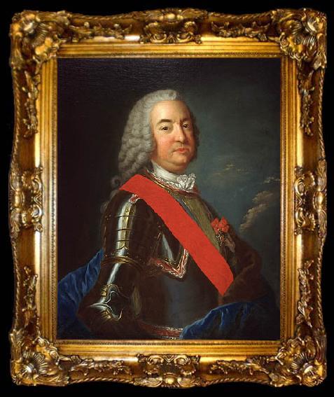 framed  Donatien Nonotte Portrait of Pierre de Rigaud, ta009-2