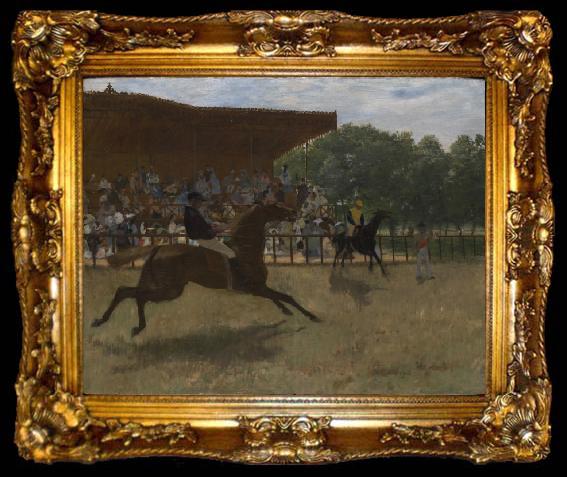 framed  Edgar Degas The False Start,, ta009-2
