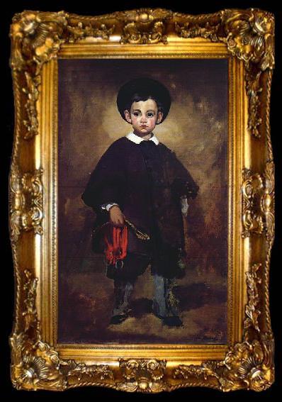 framed  Edouard Manet Le petit Lange, ta009-2