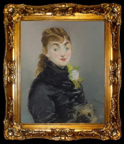 framed  Edouard Manet Mery Laurent au carlin, ta009-2