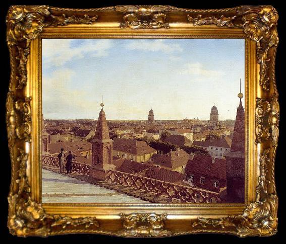 framed  Eduard Gaertner Panorama of Berlin, ta009-2