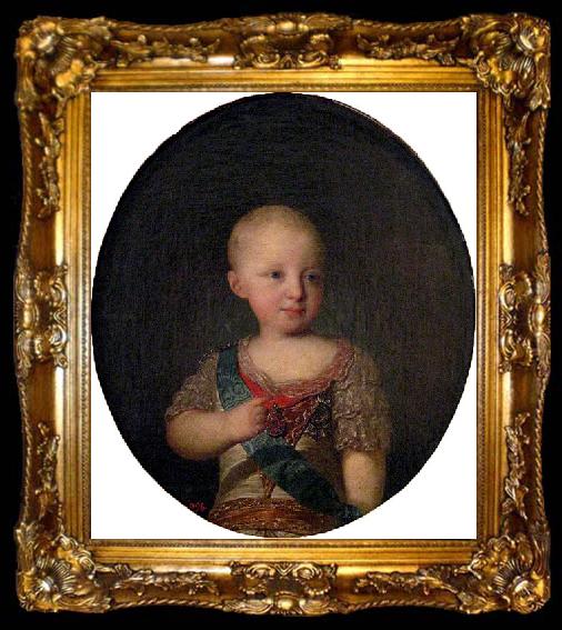 framed  Fedor Rokotov Grand Duke Constantine Pavlovich of Russia, ta009-2