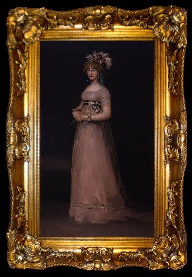 framed  Francisco de Goya Ritratto della contessa di Chincon, ta009-2