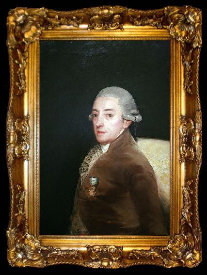 framed  Francisco de Goya Portrait of don Bernardo de Iriarte, ta009-2