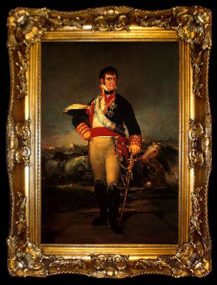 framed  Francisco de Goya Portrait of Ferdinand VII of Spain, ta009-2