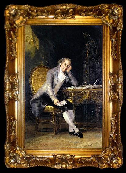 framed  Francisco de Goya Portrait of Gaspar Melchor de Jovellanos, ta009-2