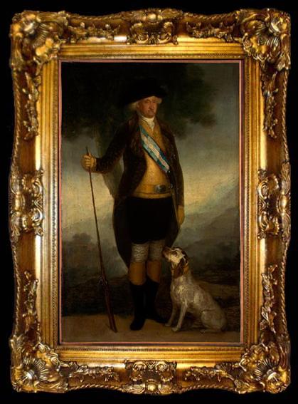 framed  Francisco de Goya Charles IV as a huntsman, ta009-2