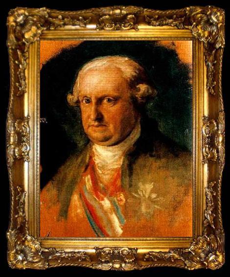 framed  Francisco de Goya Portrait of Antonio Pascual of Spain, ta009-2