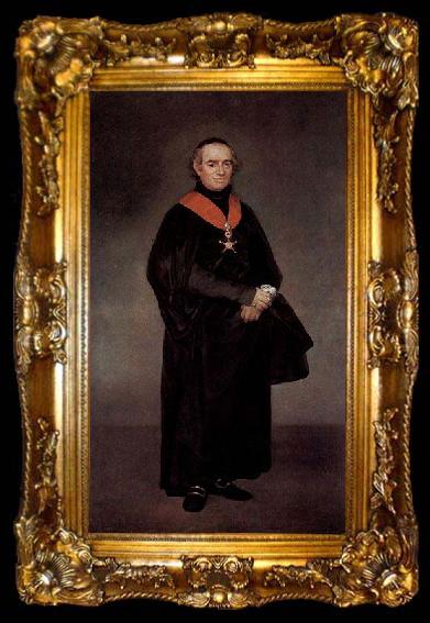 framed  Francisco de Goya Portrat des Juan Antonio Llorente, ta009-2