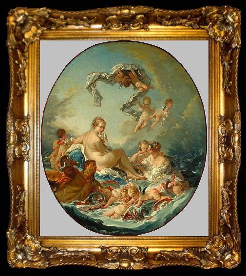 framed  Francois Boucher The Triumph of Venus, ta009-2