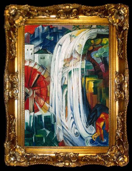 framed  Franz Marc Bewitched Mill, ta009-2