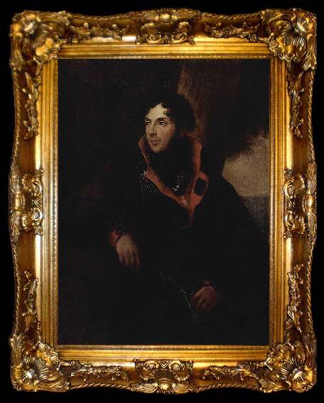 framed  Friedrich Georg Weitsch Portrait of Nikolay Kamensky, ta009-2