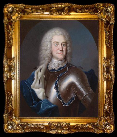 framed  Georg Weissmann Christian Ludwig II, Duke of Mecklenburg-Schwerin, ta009-2