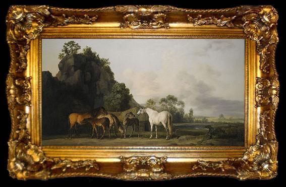 framed  George Stubbs Brood Mares and Foals,, ta009-2
